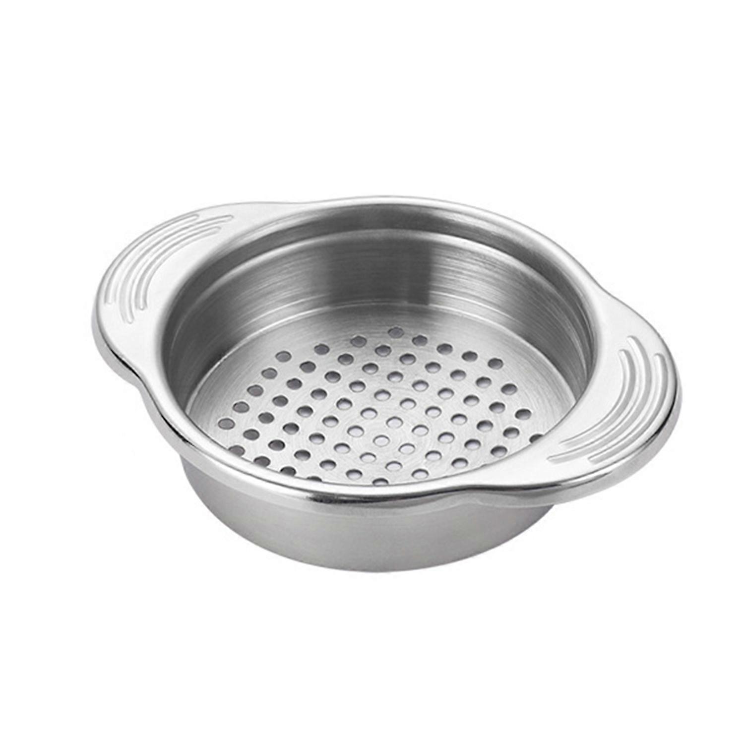 Can Strainer Anti-skid Design Anti-rust Uniform Perforation Easy to Clean with Ear Drain Fine