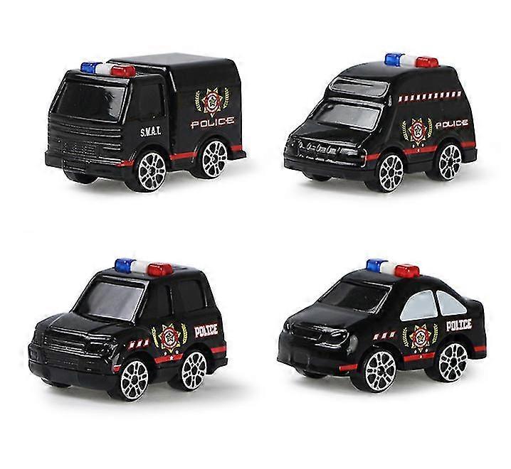 4kpl vedä liukuva seosauto, lasten leluautomalli