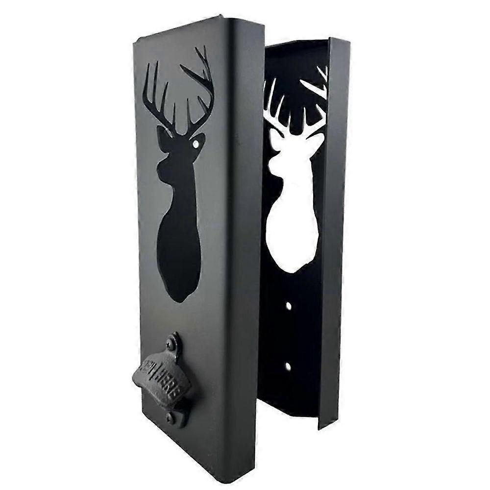 Can Cooler Holder With Bottle Opener, Wall Mounted Can Cooler Holder,2-in-1 Can Cooler Holder, Ergo