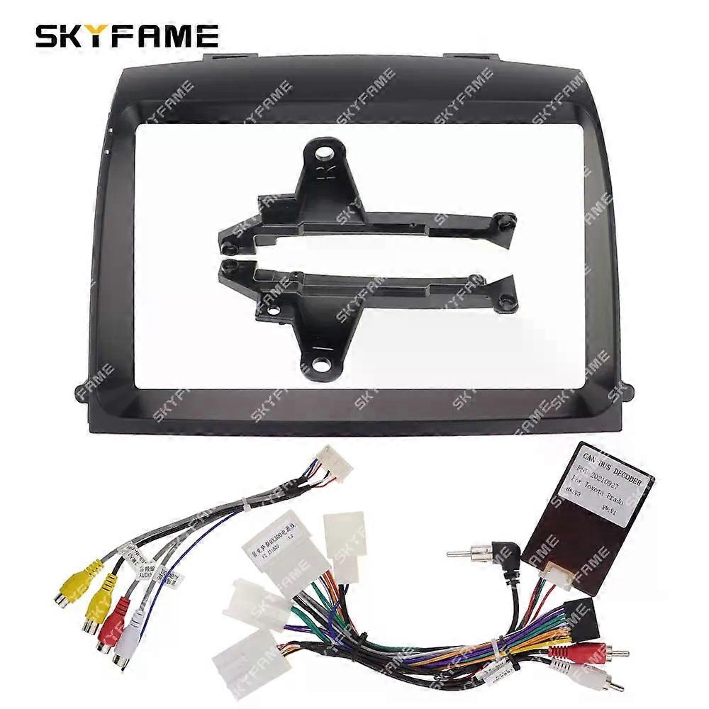 Applies to Car Frame Fascia Adapter Canbus Box Decoder Android Radio Dash Fitting Panel Kit For Toyota Sienna