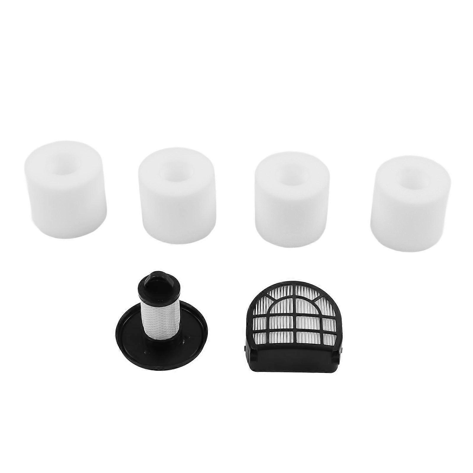 6Pcs Vacuum Cleaner Filter Replacement ABS Fiber 1 Pre Motor Filter 1 Post Motor Filter 4 Foam Filters for LZ600