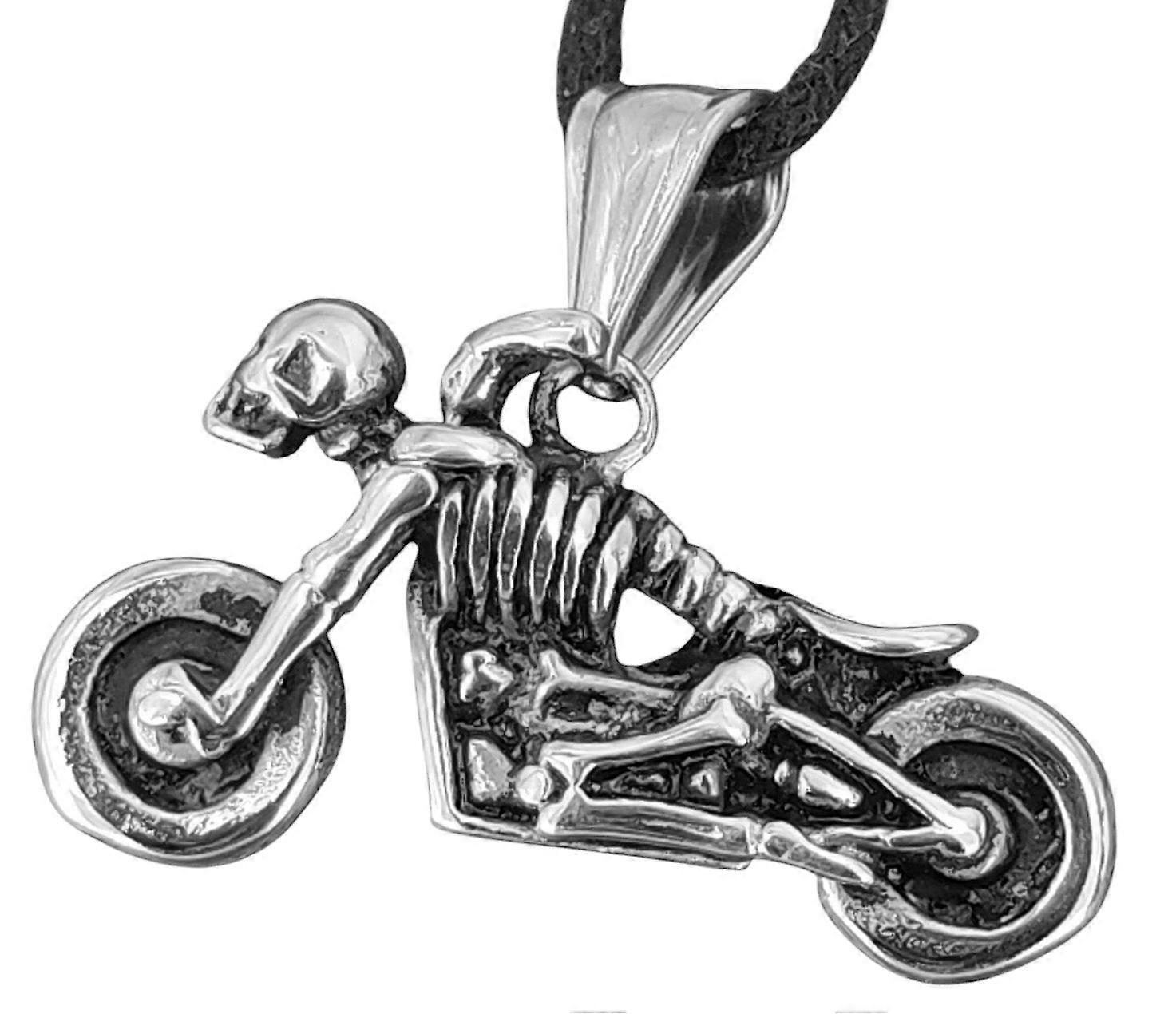 Motorrad 88 Mit Panzerkette - Edelstahl