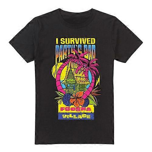 One Piece Mens I Survived Party's Bar T-Shirt