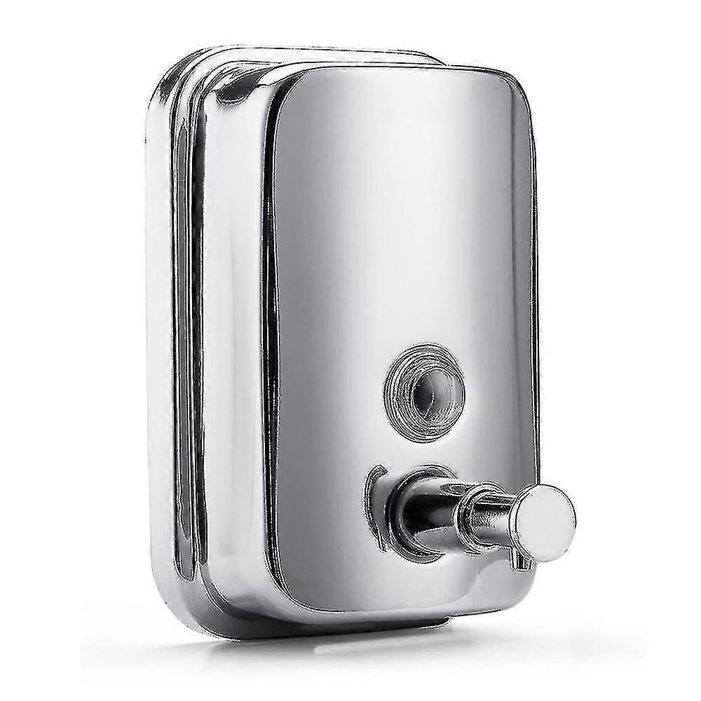 Soap Dispenser Stainless Steel Manual Liquid Soap Box Wall Fixed