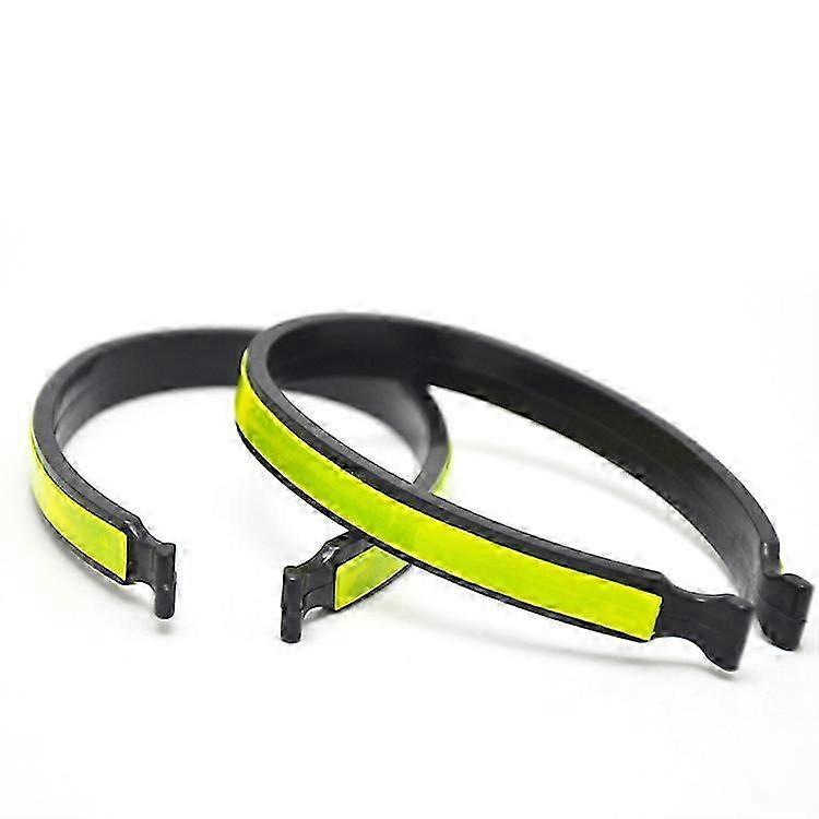 Bicycle Pants Clips Plastic Pants Loops Bicycle Reflective Pants Clips Bicycle Riding Gear2pcsgreen