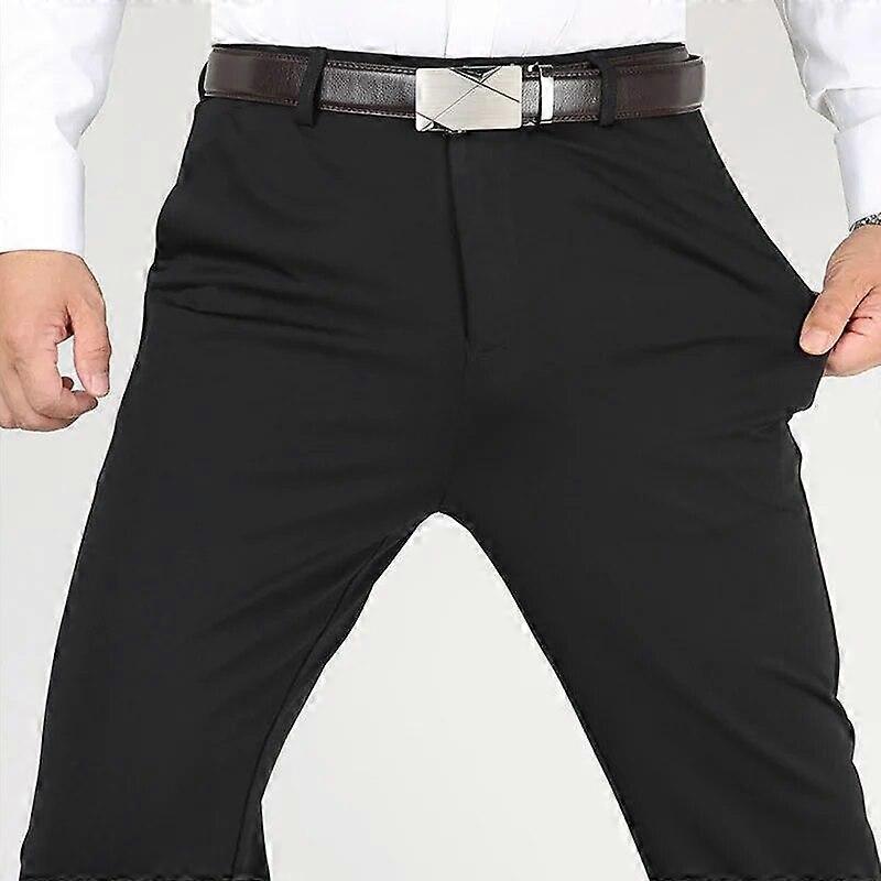 Men's Summer Light Straight Pants Loose Casual Large Size Pants High Waist Pants