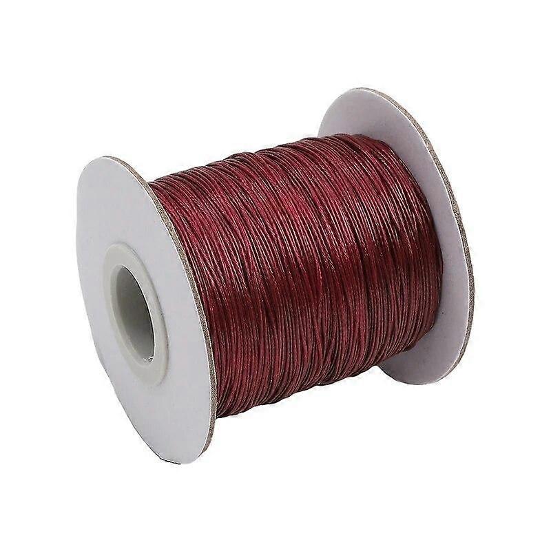 10m/lot 20 Color Leather Line Waxed Cord Cotton Thread String Strap Necklace Rope For Jewelry Making DIY Bracelet Supplies