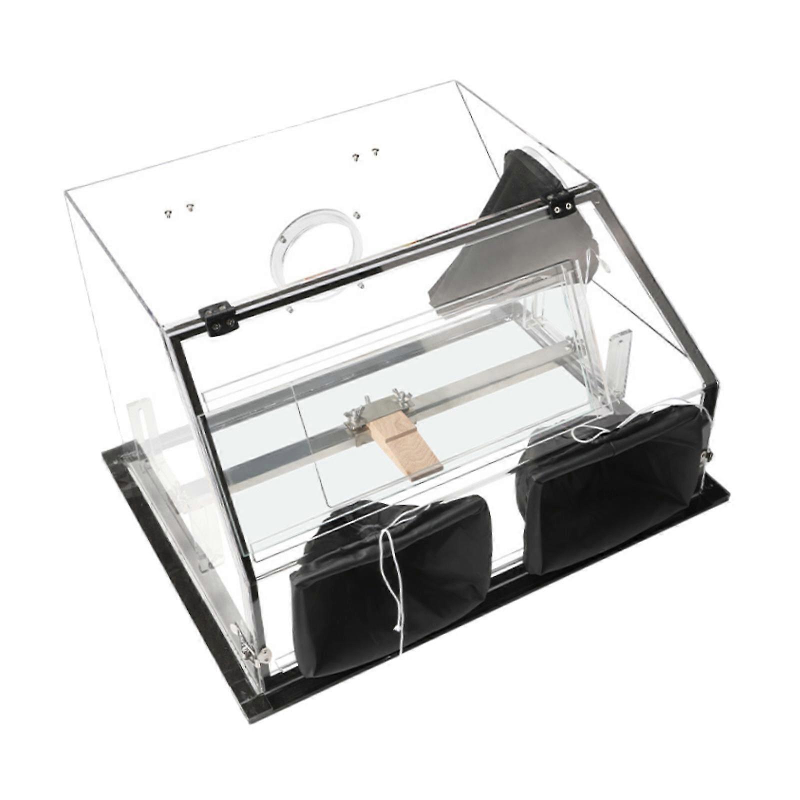 طحن صندوق الغبار الحرفية تلميع مربع لنحت الخشب الرملي قطع المعادن