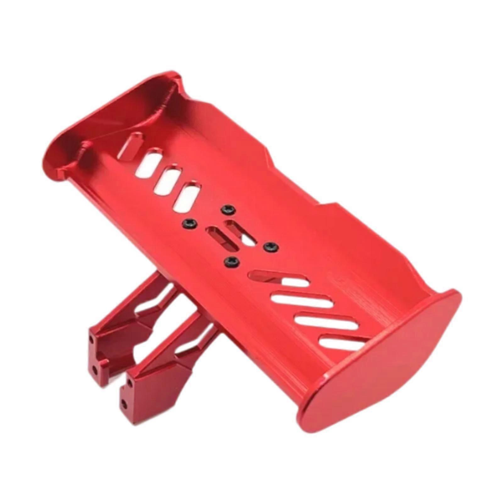 Aile de queue RC Becquet arrière robuste Aile de queue en aluminium pour 144016 124017 144010 rouge
