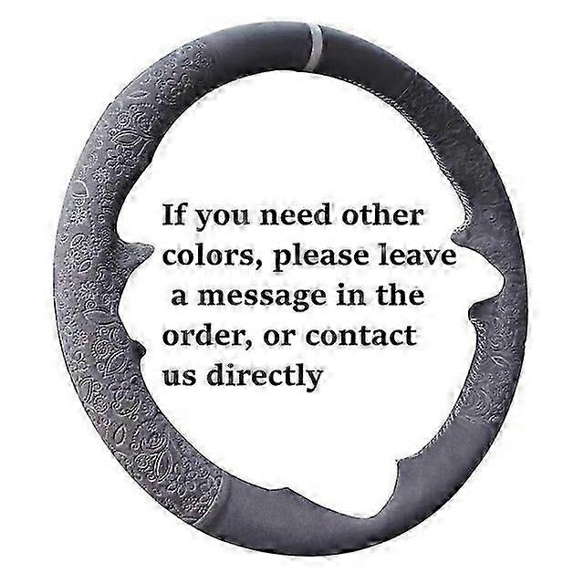 Customized Car Steering Wheel Cover Black Suede Steering Wheel Braid For BMW M Sport M3 E90 E91 E92 E93 E87 E81 E82 E88 X1 E84