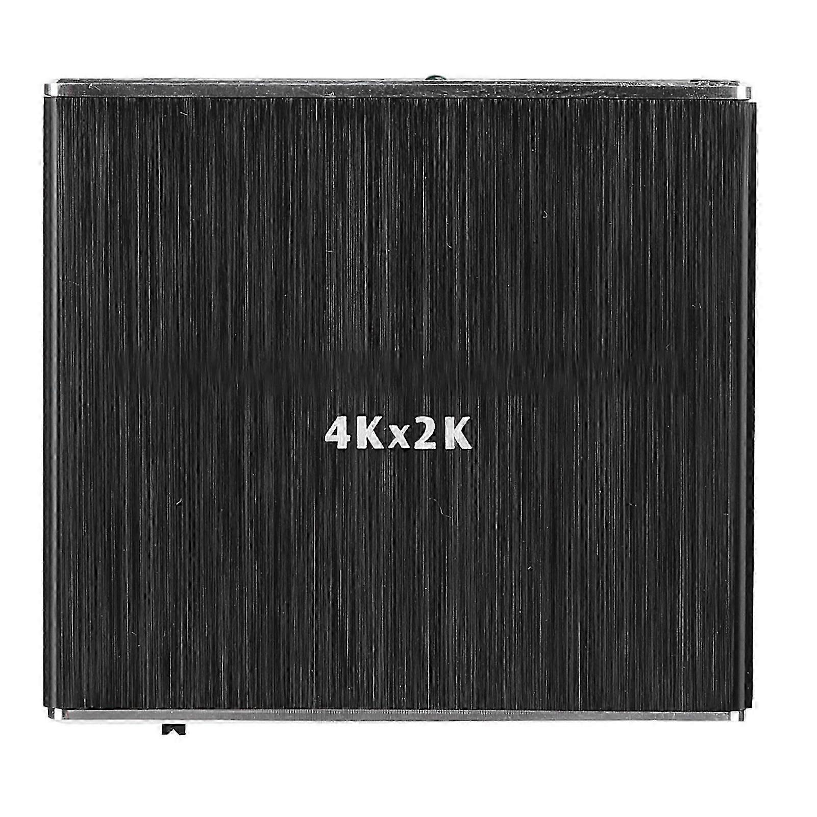 بروفيشنال ميتال بلاك 4K X 2K HDMI إلى HDMI بصري Spdif 3.5 مم محول مستخرج الصوتأسود