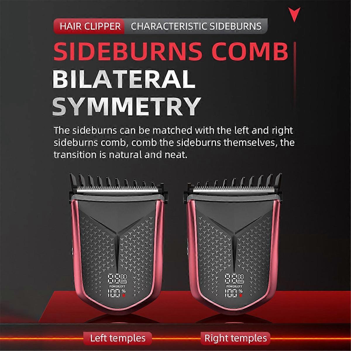 Electric Haircut USB Charging Smart Screen Display Waterproof Design Electric Shaver for Wet/Dry Us