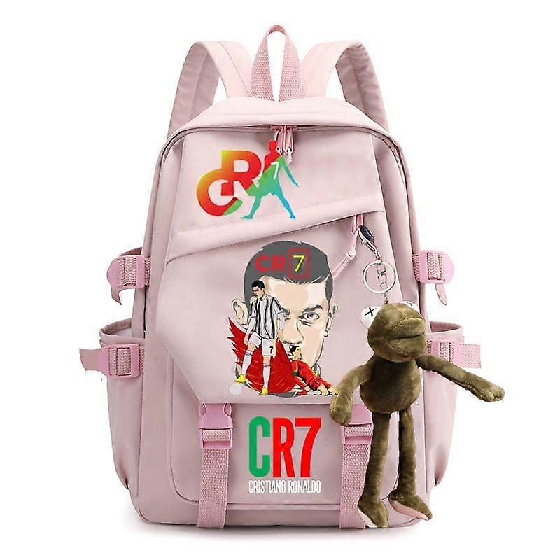 Cr7 νάυλον σχολικό σακίδιο μαθητικό bookbag ταξιδιωτικές τσάντες σημειωματάριο δώρο για αγόρια κορίτσια Teentager