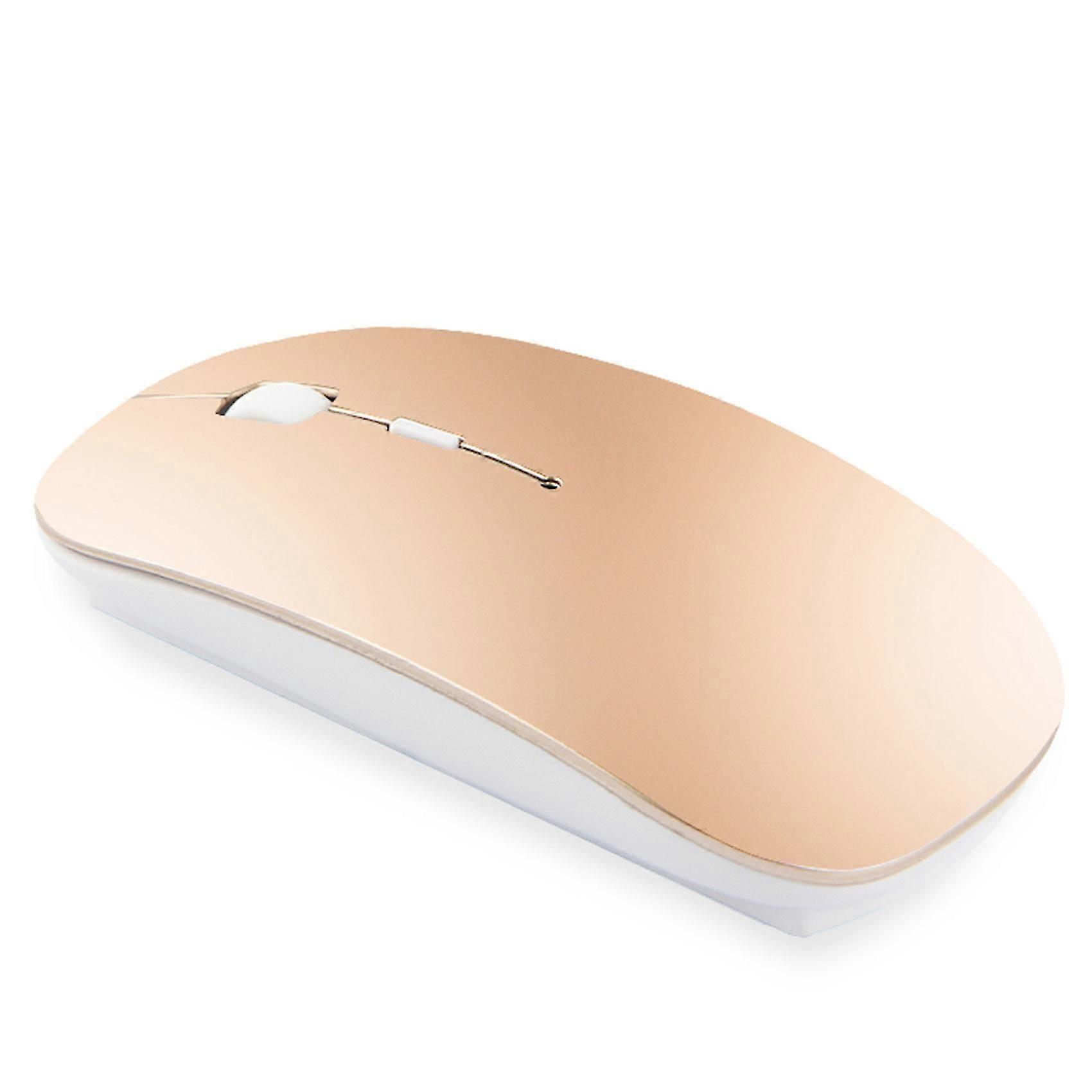 Wireless Bluetooth Mouse For Go Pro X Rechargeable Silent Mouse For Pro (golden)