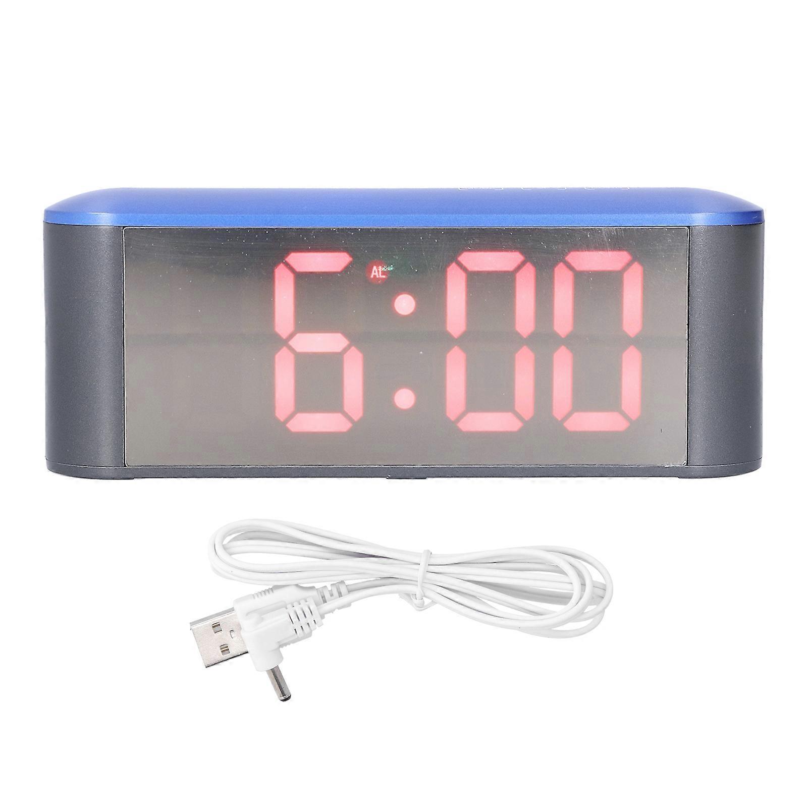 Digital Alarm Clock Large Display Electronic Desktop Clock Stylish Exquisite Design