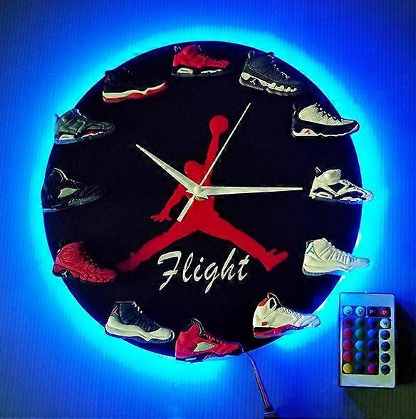 Zk50 Creative Background Wall Night Light Basketball Three-Dimensional Shoe Model Wall Lamp Led Plug-In Remote Control Lamp