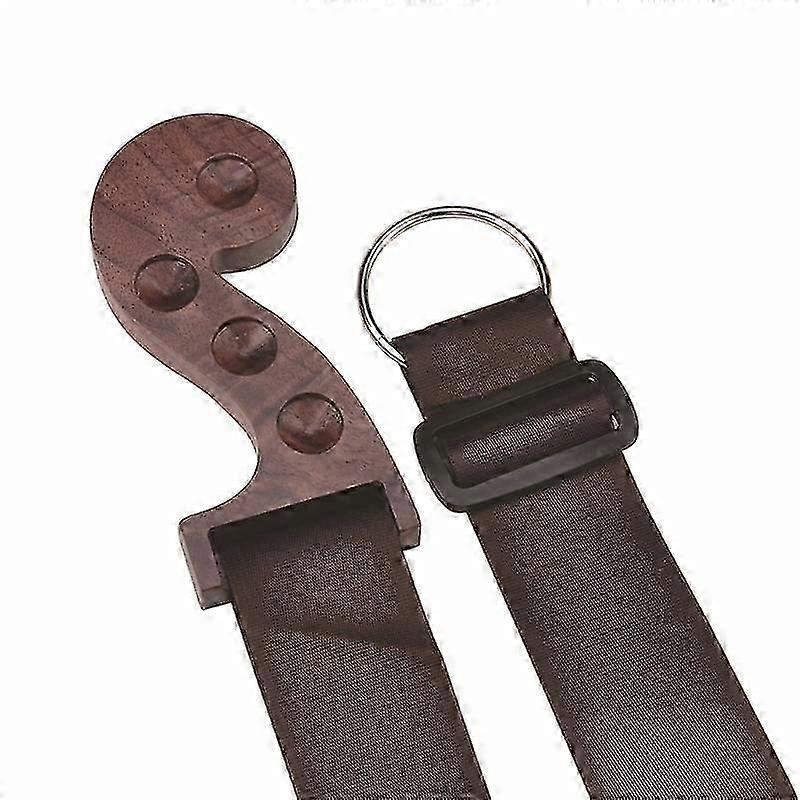 Adjustable Cello Endpin Anchor with Skid Plate, Non-Slip Strap Stopper, and Rest Pad