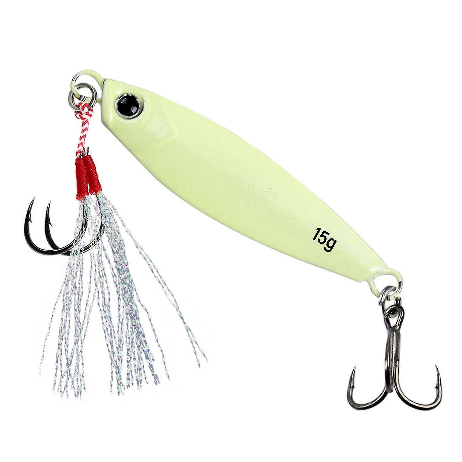 Luminously Angelköder Kunstköder Weitwurf Jigging Blinker Köder Hard Swimbait Angeln Jigging Hook Spinner Köder A 
