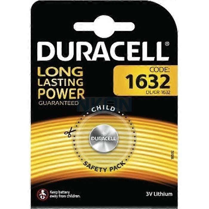 Duracell 1 CR1632 lithium 3 volt battery