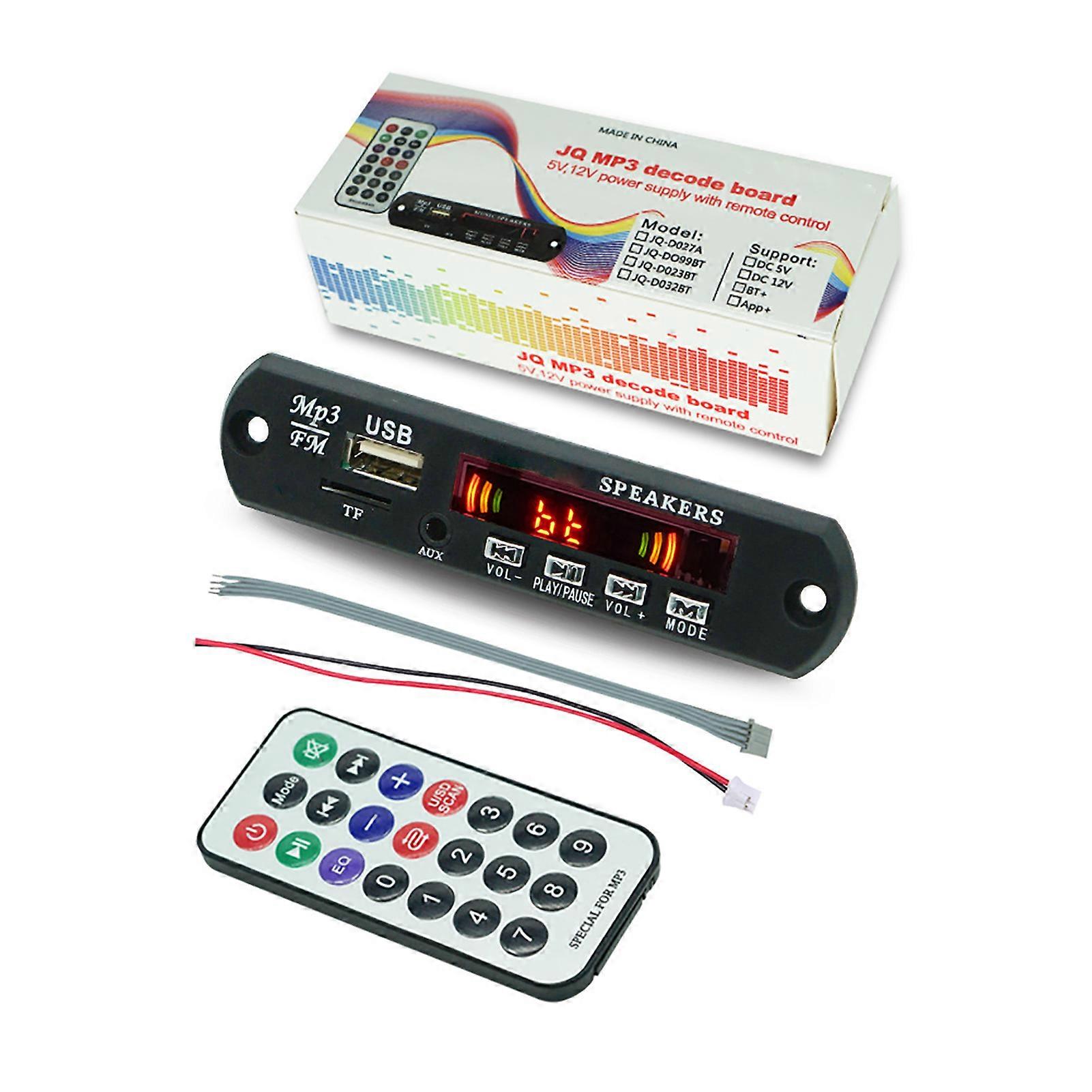 Versatile Multimedia Companion, FM Switching Support &amp; Multiple Music Formats Decoder, Equipped with Folder Selection Playback &amp; Remote