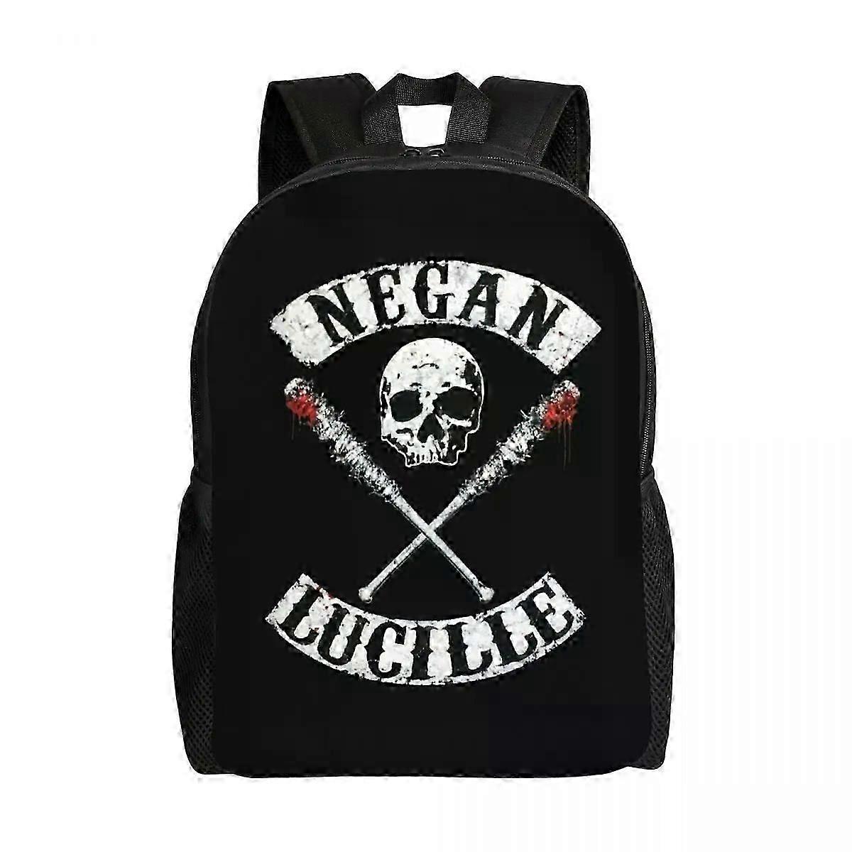 The Walking Dead Skull حقيبة ظهر للسفر رجال نساء مدرسة كمبيوتر محمول حقيبة كتب رعب غيبوبة برنامج تلفزيوني للطالب حقائب نهارية tAq1082