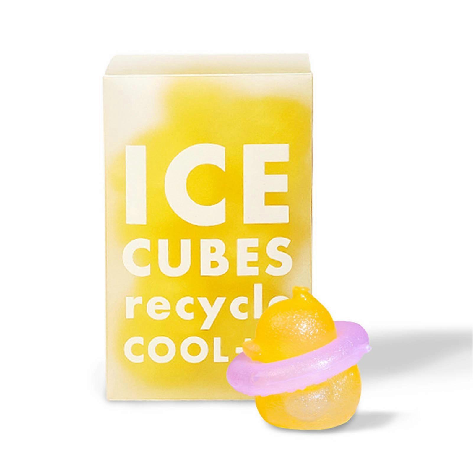 Ice Mold Safe Odorless Reusable Easy Clean Effective Duck Ice Cube Tray for Home Chilling Drinks