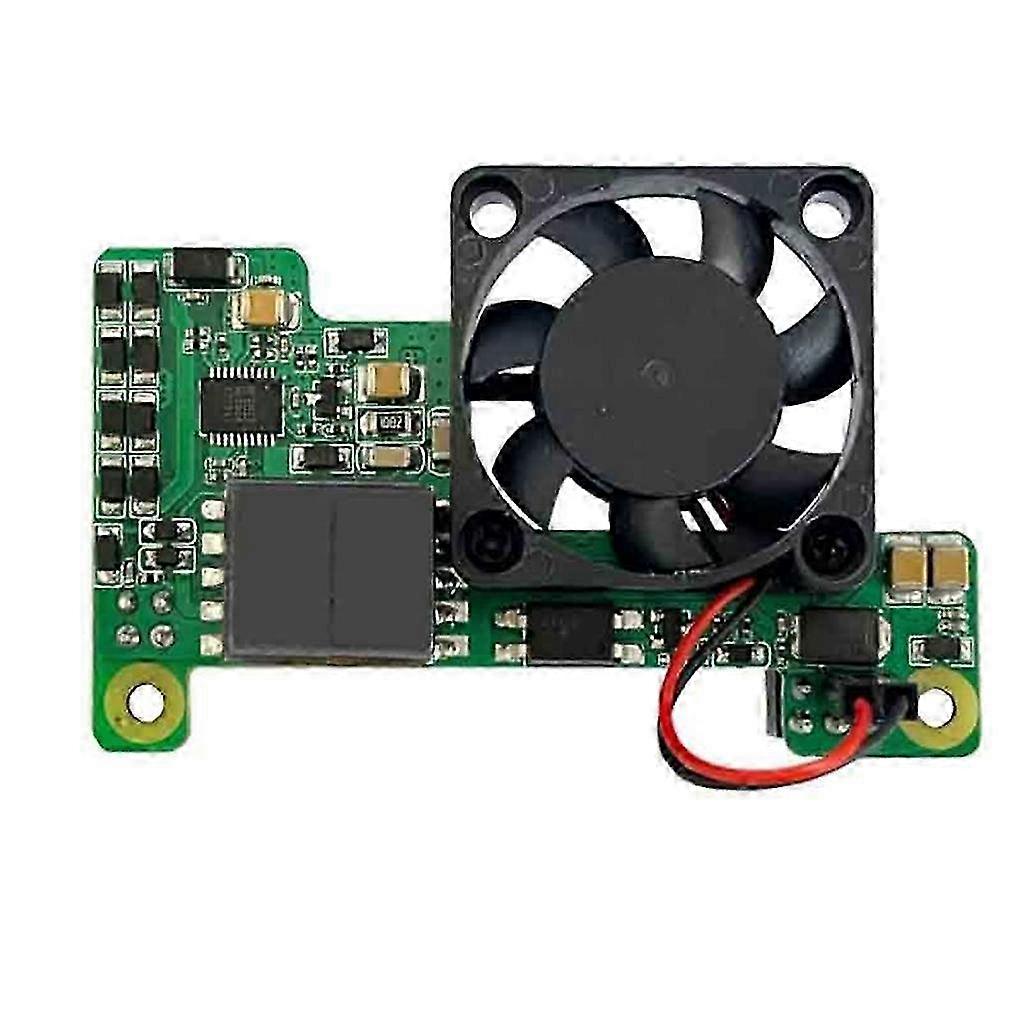 PoE HAT for Raspberry Pi 4 Type B and Pi 3 B+, with cooling fan and rack-mounted 802.3at Power over Ethernet expansion Walkbee A-F
