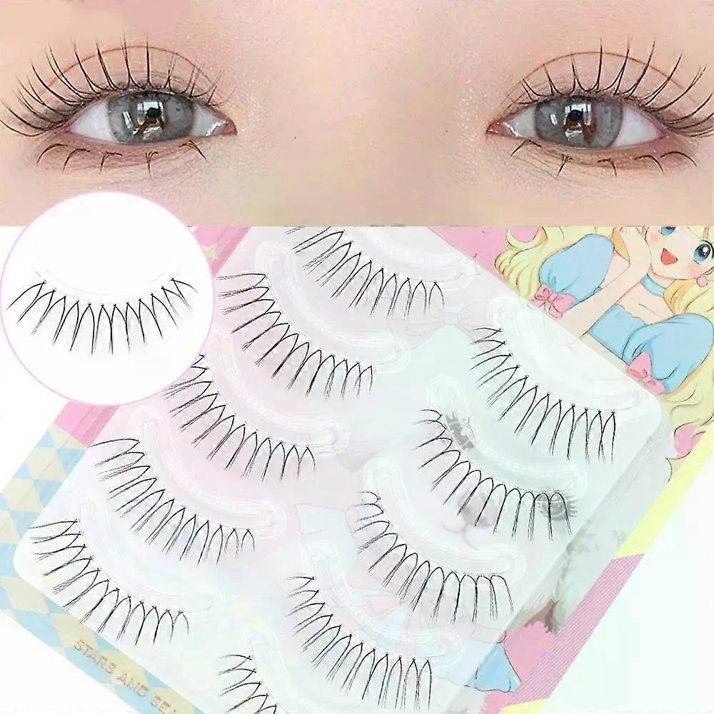 Fashion Sunflower False Eyelashes Natural Simulation Fairy Cos Mink Eyelashes Extension Diy Makeup Individual Segmented Eye