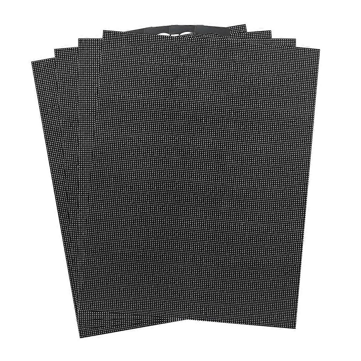 4 stuks 14 stuks plastic gaas canvas doek 14 stuks plastic Aida zwart