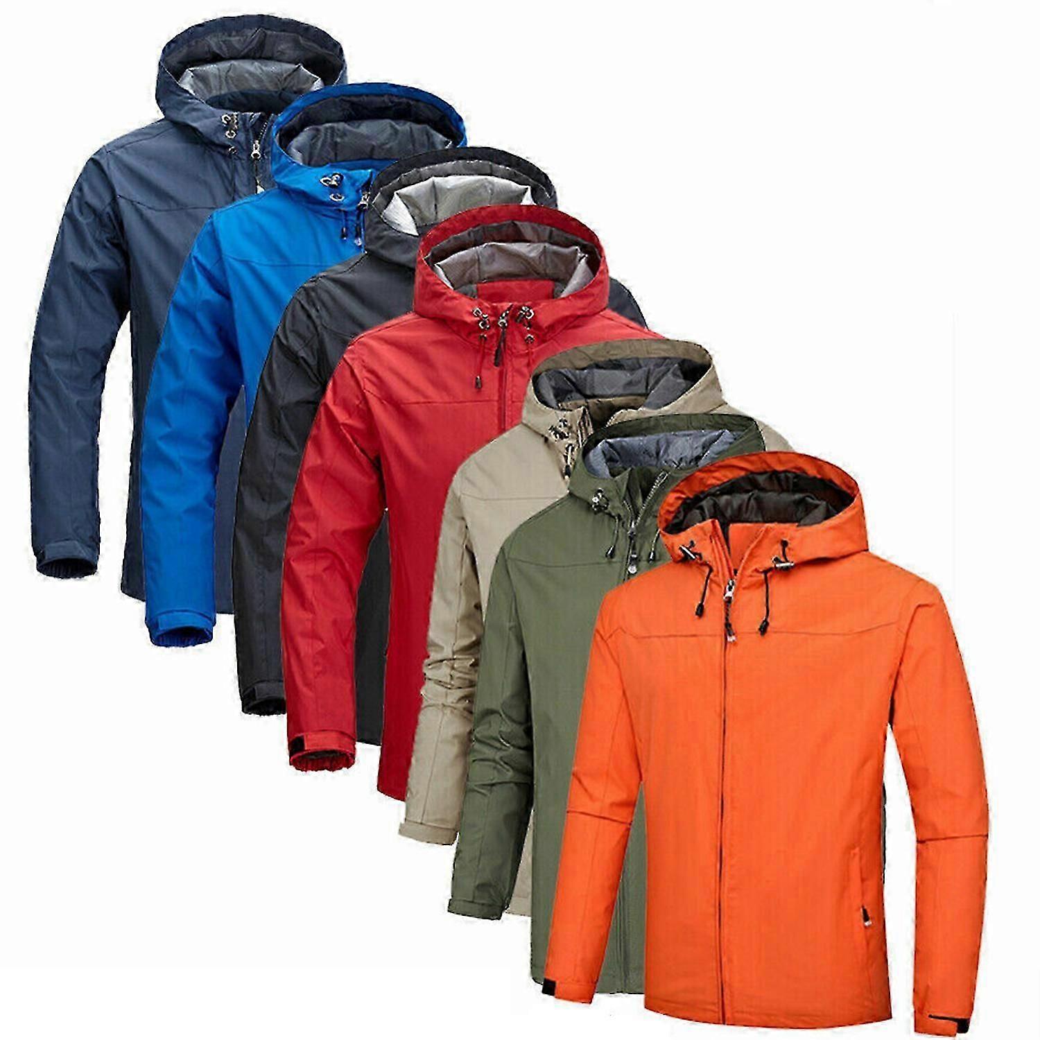 Herren Softshelljacke, Regenjacke, Windbreaker, wasserdicht, atmungsaktiv -gsl