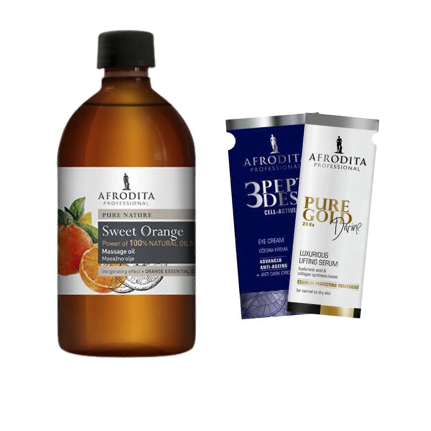 Afrodita Sweet Orange Massageöl + 2 Proben
