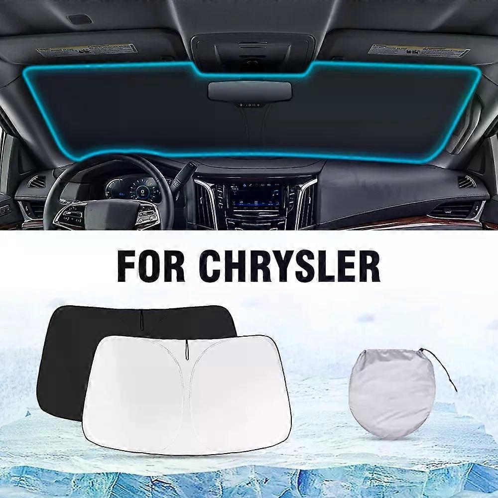 Parasole per auto Parabrezza anteriore Blocco parasole calore Parasole Visiera parasole pieghevole per Chrysler 300 300c Pacifica Sunblind Accessori Auto