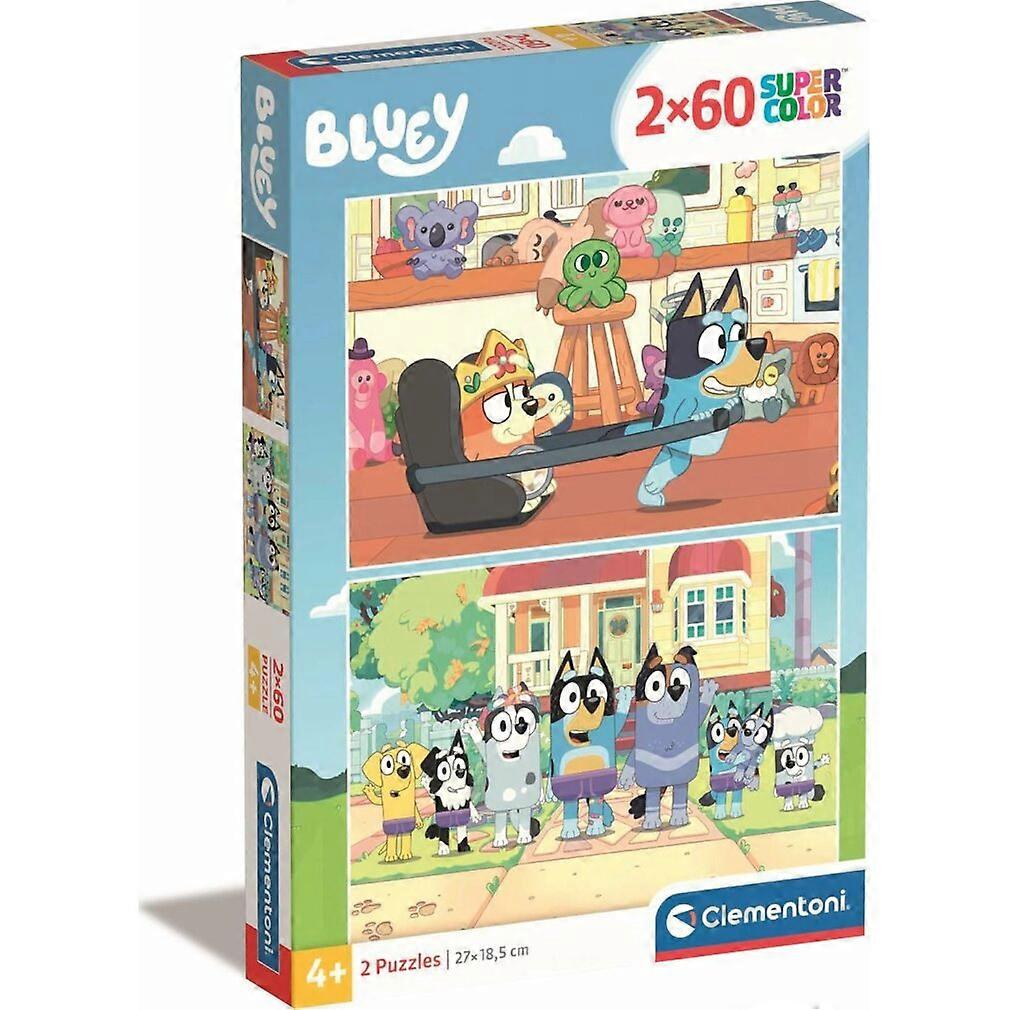 Bluey Puzzle 2x60Stück