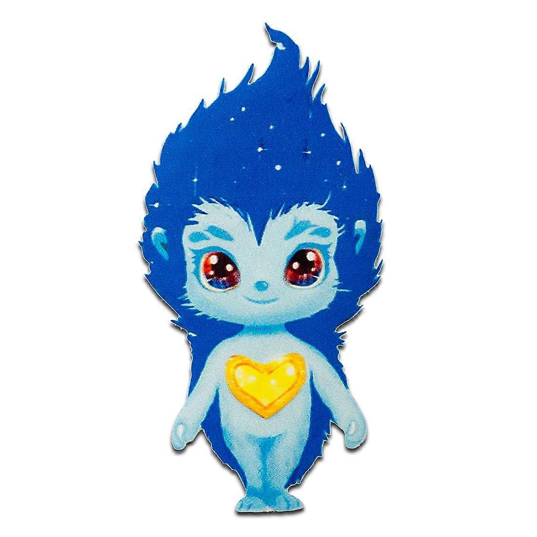 Goldys Blue - patch, iron-on patch, iron-on patch, size: 7.9 x 3.8 cm