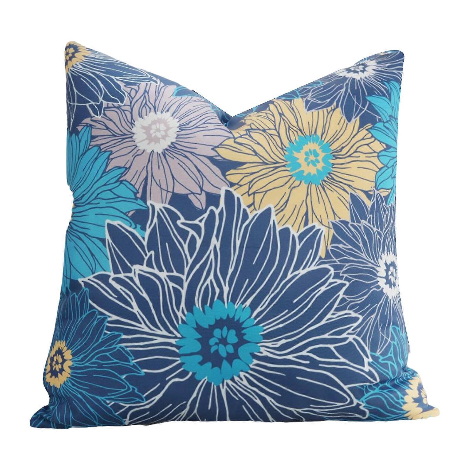Durability Waterproofs Pillow Cover Soft Polyester Fabric Pillowcase with Invisible Zippers Design For Home Sofa Bed