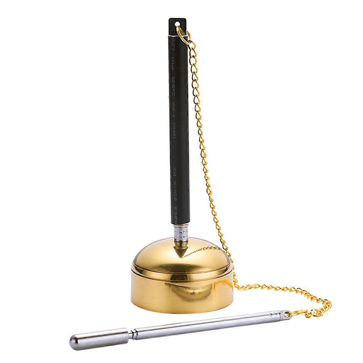 Pure Brass Chime Sound Bowl Flexible Length Yoga Meditation Chanting Bowl Chime Handicraft Music Tib
