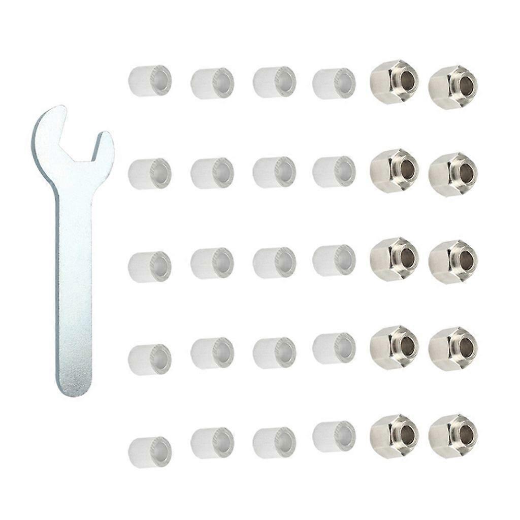 10PCS 3D εξαγωνική εκκεντρική στήλη μερών εκτυπωτών με τη στρογγυλή απομόνωση 20PCS
