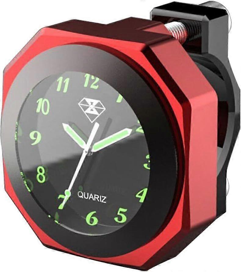 Mini waterproof watch to mount for bicycle or motorcycleBlack red