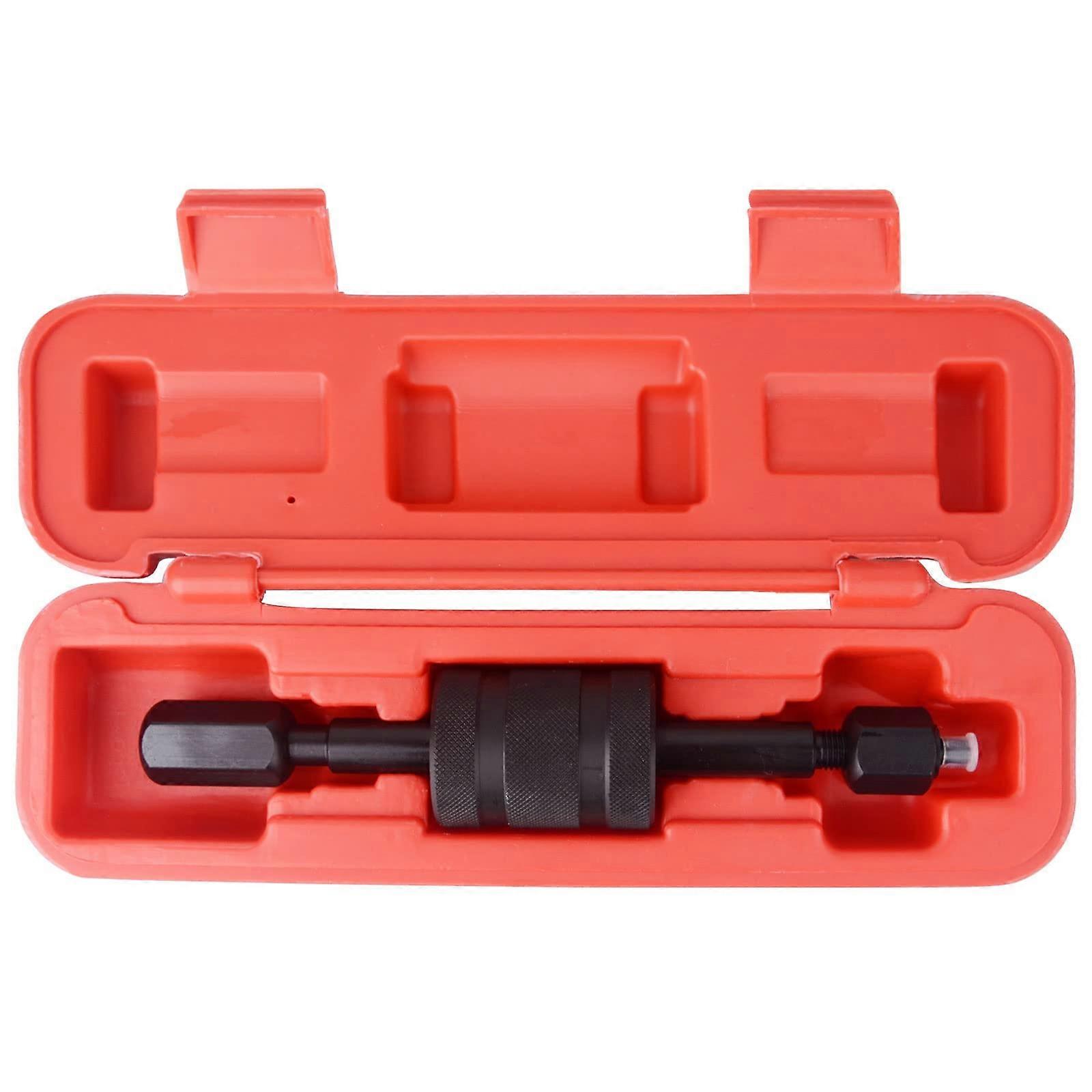 Diesel Injector Puller Tool With Slide Hammer, Fuel Injector Remover For Diesel Engines, M8 M12 M14 Thread Adapters