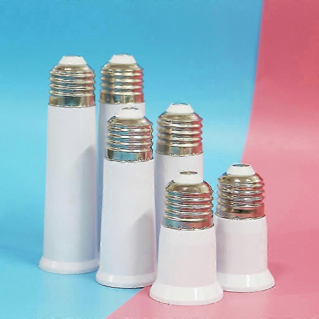 E27 to e27 light socket extender for medium light bulb extender extension socket 65mm p