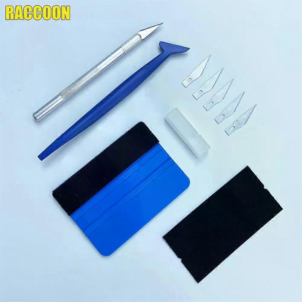 Car Wrapping Tools Kit Vinyl Scraper Cutter Film Squeegee Plastic Application Tools Window Tinting Tools
