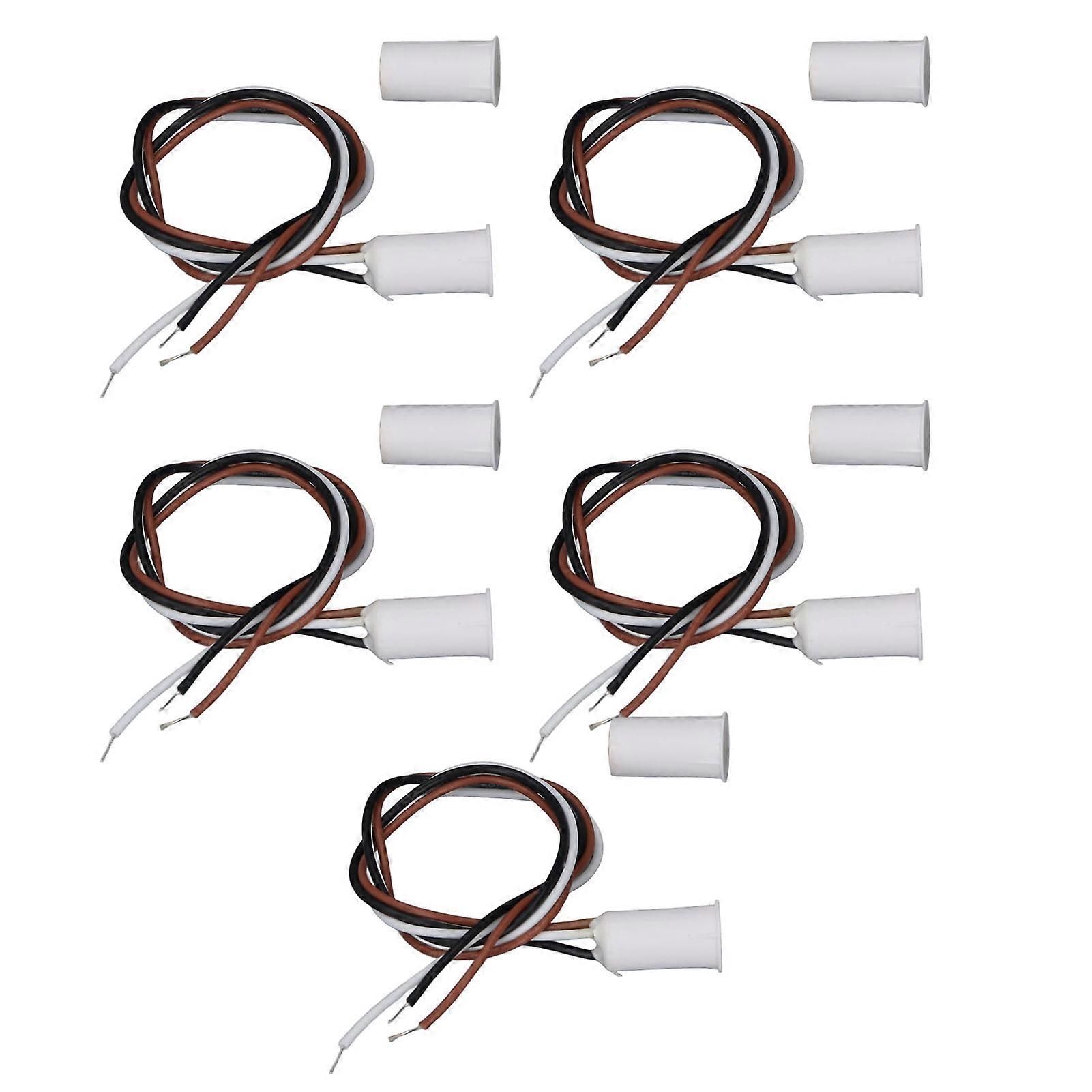 5 Sets Recessed Magnetic Switch DC100V 10W NO NC Door Window Reed Switch for Alarm System Access Control 