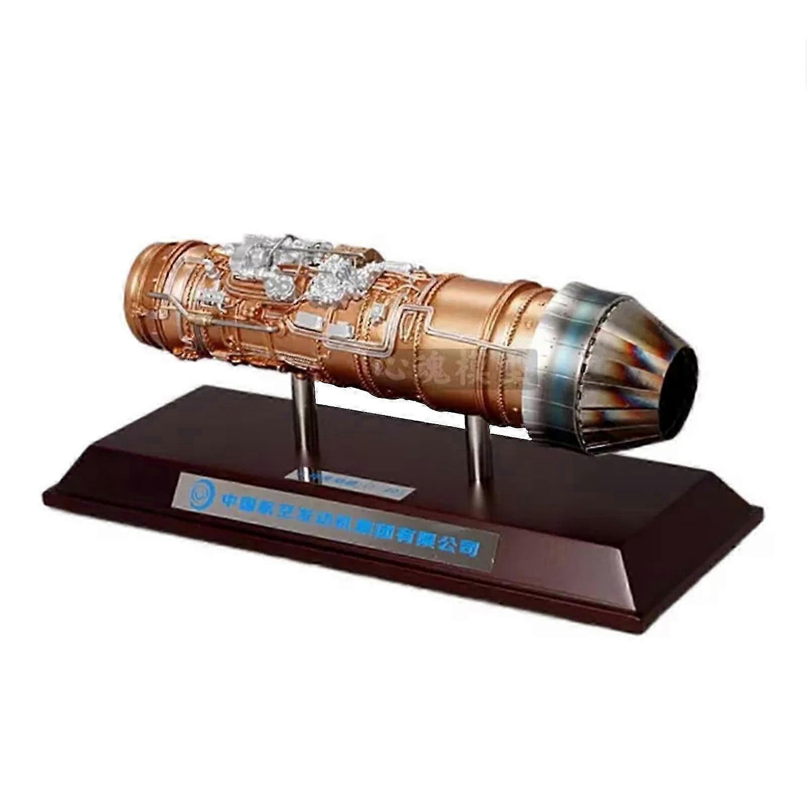 1/20 Scale Ws10 Turbofan Engine Model Fighter Jet Aircraft Engine Alloy Model