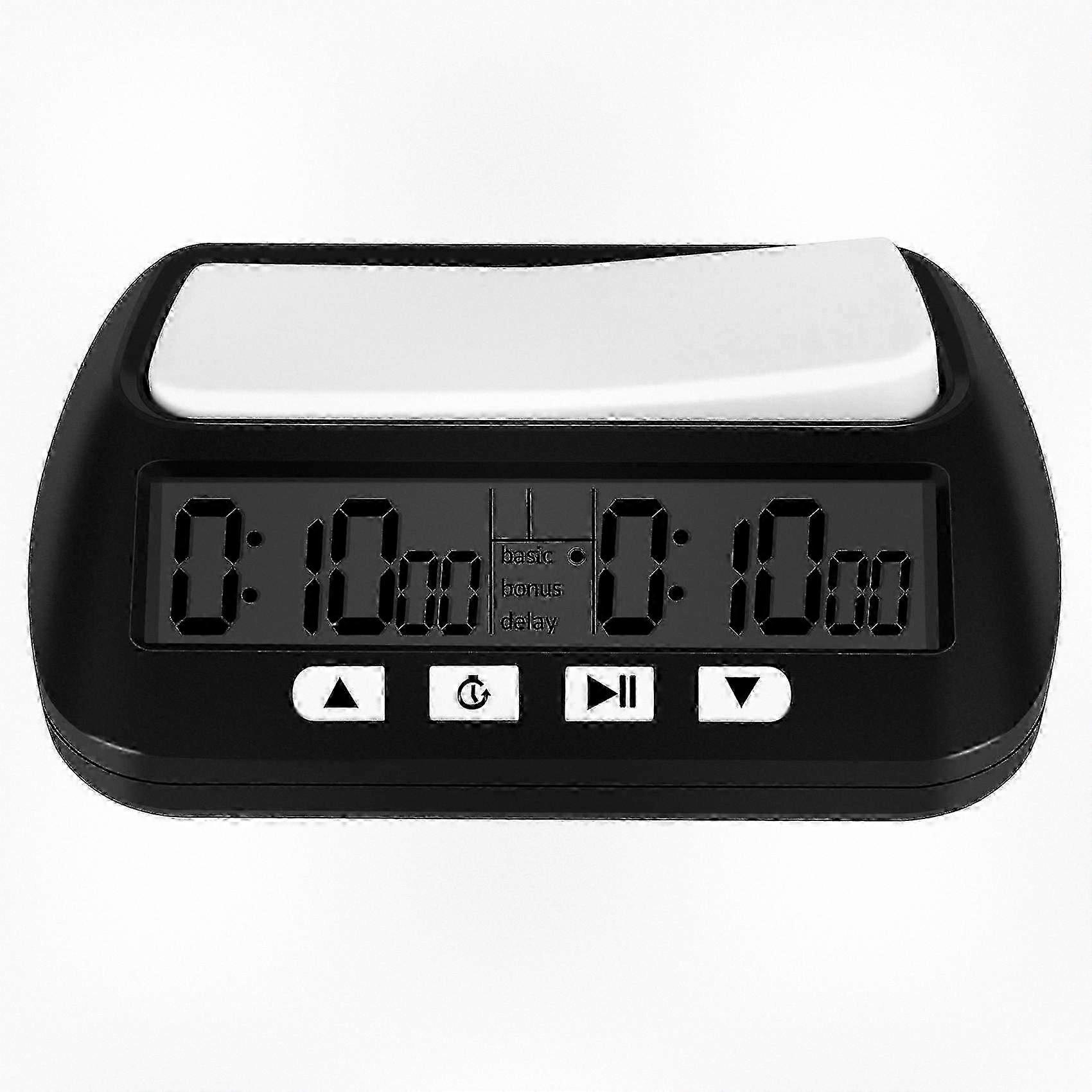 Portable Professional Digital Chess Timer, 3-in-1 Multipurpose Clock for Chess Games, Black Color Option, Suitable for Various Brand Use