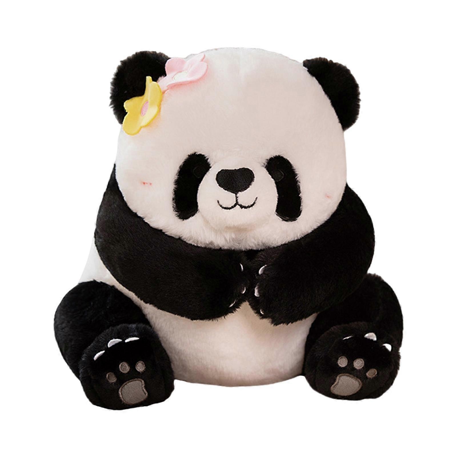 Cute Stuffed Plush Panda Sleeping Hugging Pillows Multipurpose Cartoon Soft