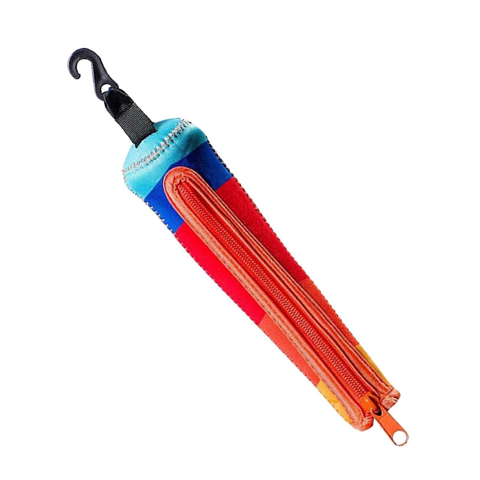 Baseball Bat Griff Cover - Replacement Grip Wrap, Zippered Protector With Hook, Rainbow Stick, Training Accessory
