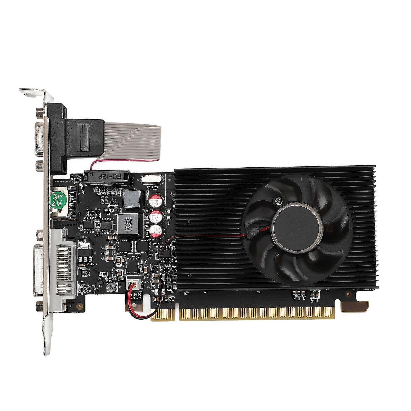 GT730 2GB GDDR3 Single Slot Graphics Card Low Profile PCIe VGA DVI HD Multimedia Interface