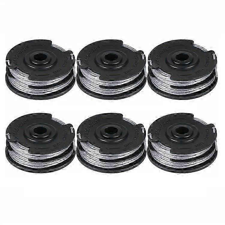 6Pcs F016800351 Mower Spool Set Compatible For Bosch ART 30-36 LI / ART 24 / ART 30 Lawn Mower Trimmer Spool