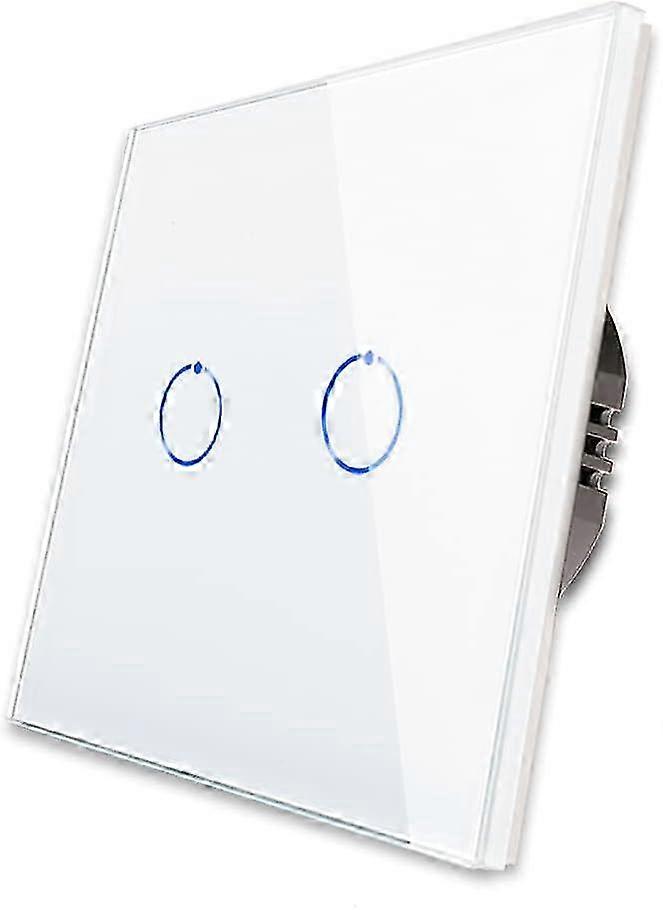 Single Dimmer Switch Compatible with LED Lighting, Black Touch Control Light Switch, 1-Way, AC 240V 700W