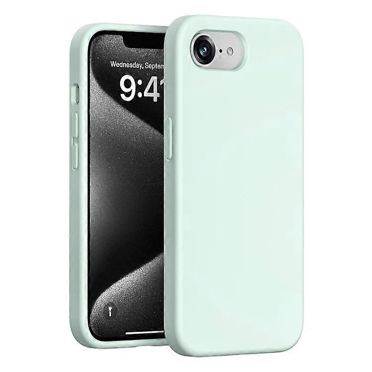 Compatible For iPhone 16e Case PC + Liquid Silicone Anti-Scratch Lining Phone Cover